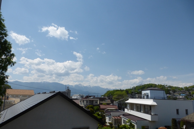 雪解けのアルプスとゾウ